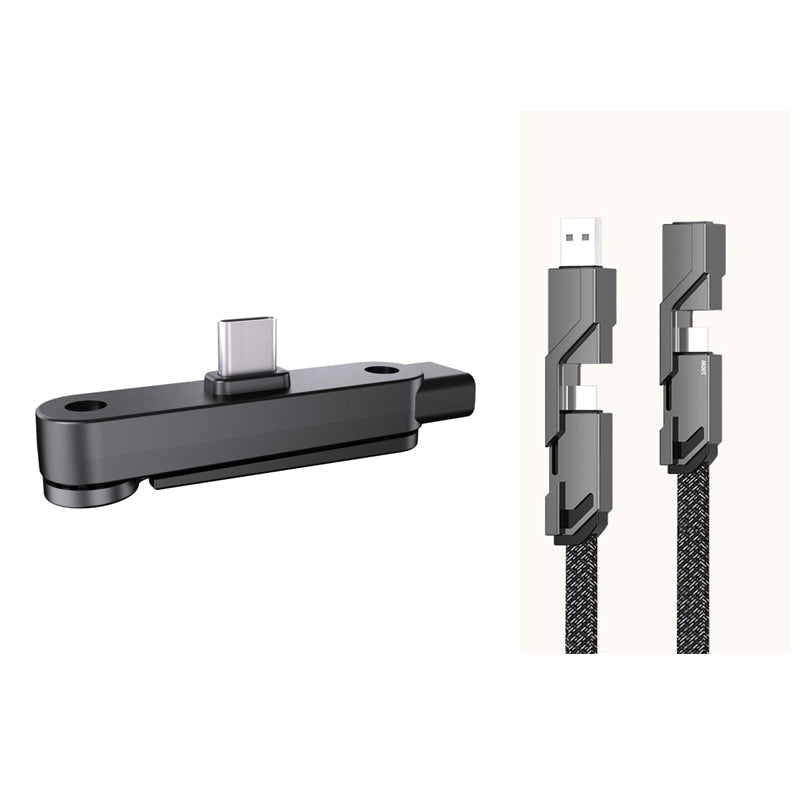 Fast Charging Adapter with 360° Foldable Phone Stand